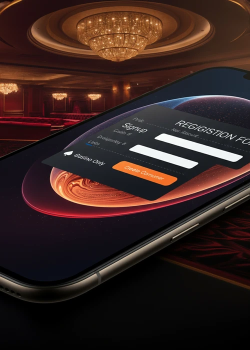 Interface of Xtraspin Casino showing a registration form with fields for email, password, and age confirmation, ready for new players to sign up and begin their gaming adventure.